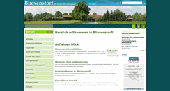 Desktop Screenshot of blievenstorf.de